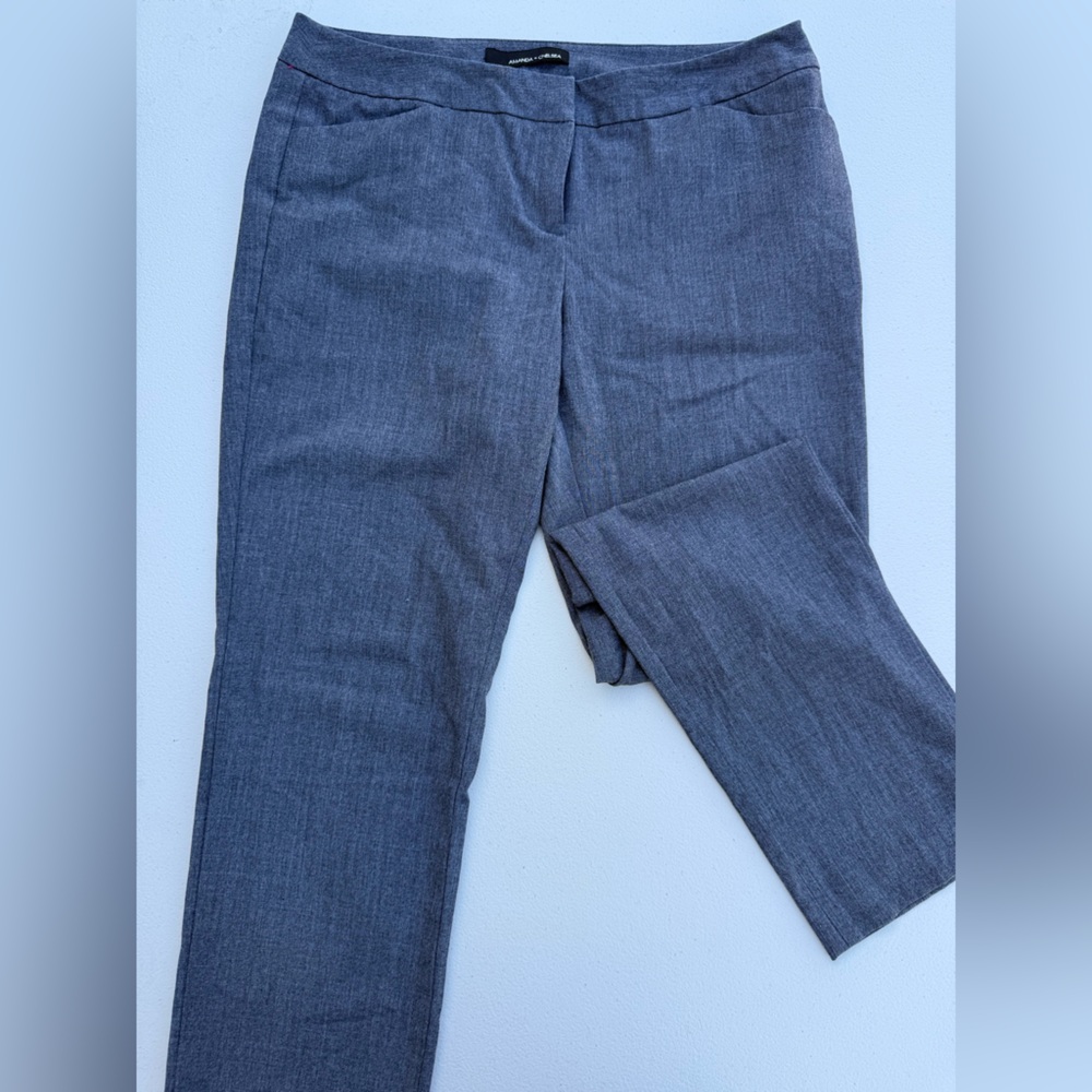 Amanda & Chelsea Charcoal Straight Leg Pants